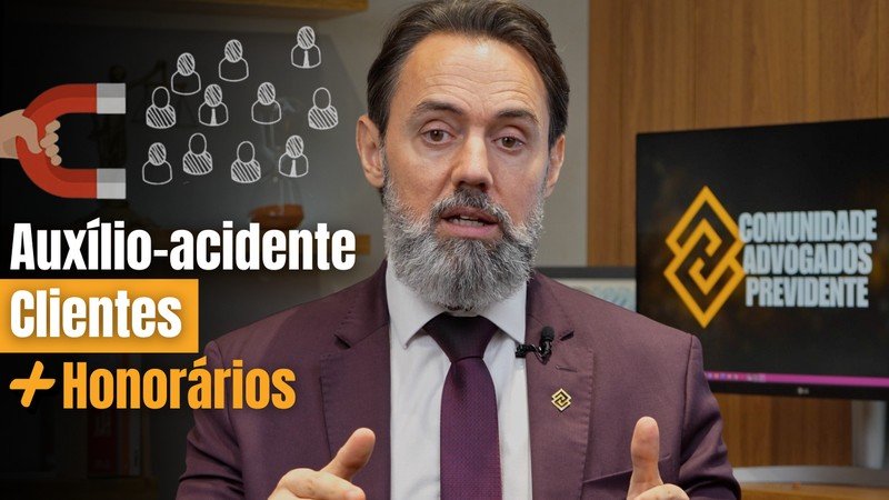 Capa original na Hotmart: Auxílio-Acidente na Prática
